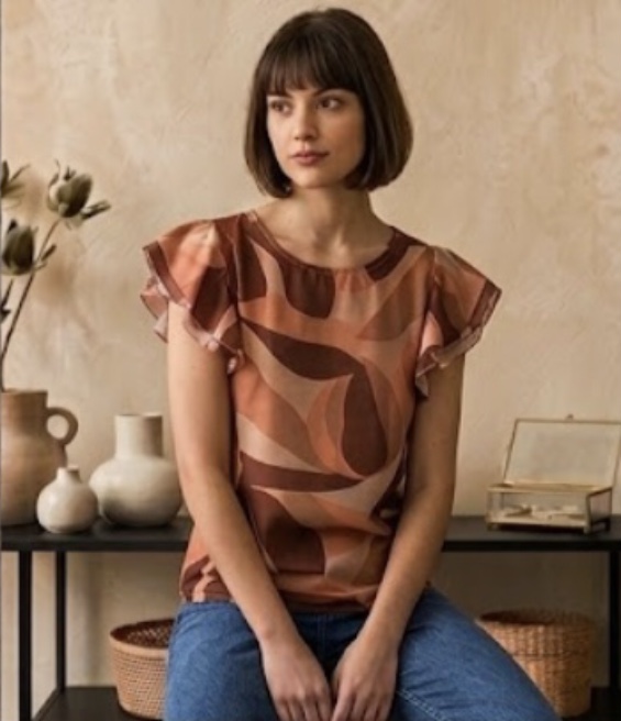 Blusa Folhagem