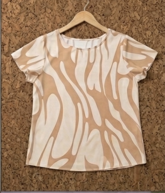 Blusa nude